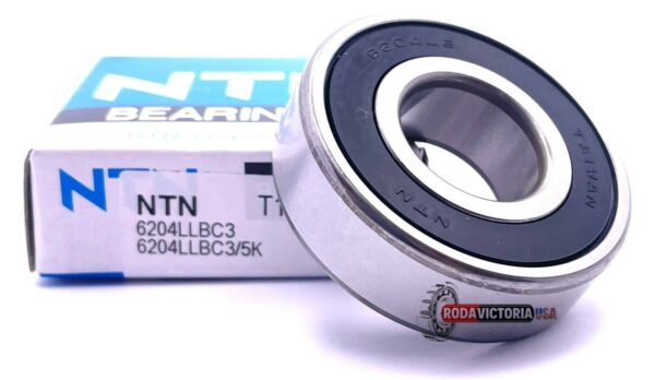 NTN 6204 LLB C3 Rubber Seals Ball Bearing 20x47x14mm 6204 2RS 6204DDU