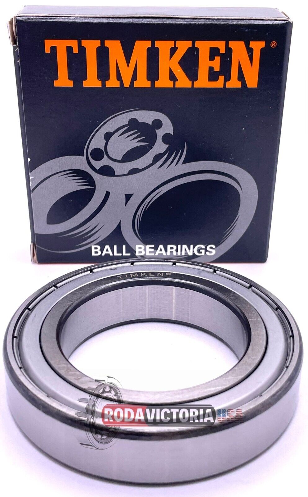 Timken 6010-2RS Deep Groove Ball Bearing – 50x80x16mm, Rubber Sealed