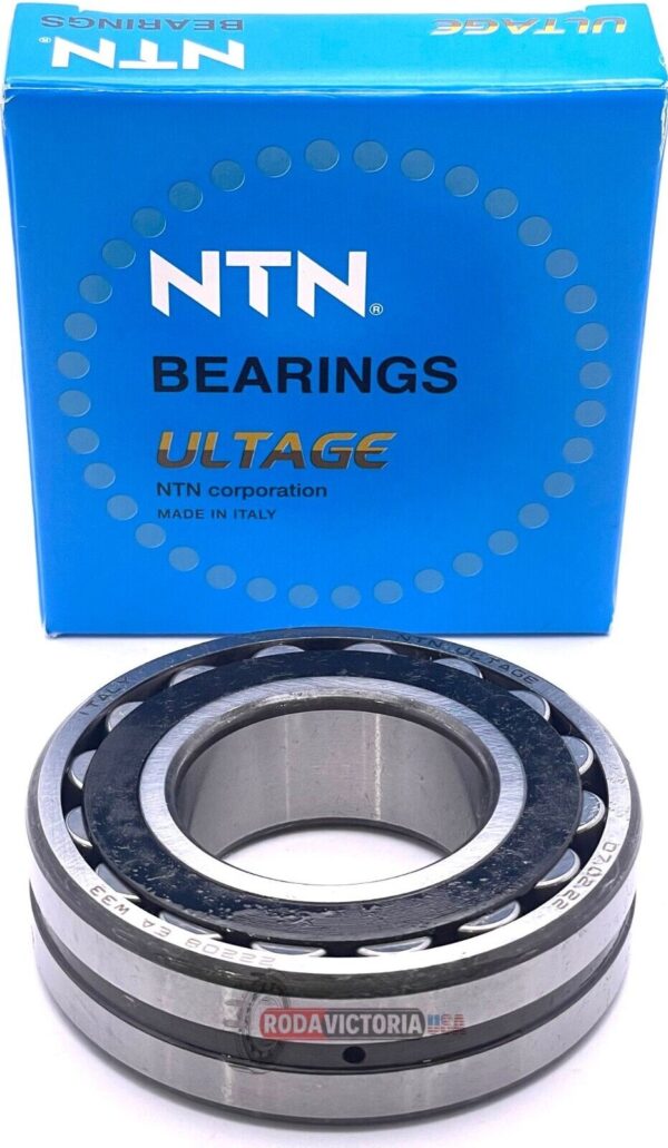 NTN Spherical Roller Bearing 22208 EAW33 ID 40mm AD 80mm width 23mm - Image 2