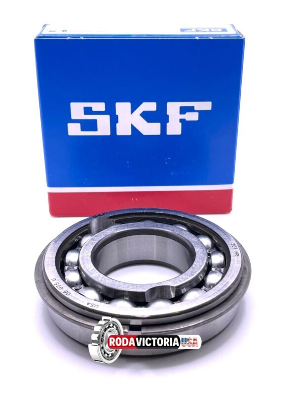 SKF 207 ZNR OPEN one side + Snap Ring Deep groove ball bearings 35x72x17mm - Image 3