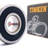TIMKEN 6305 2RS DEEP GROOVE BALL BEARING, RUBBER SEALED 25x62x17 mm - Image 2