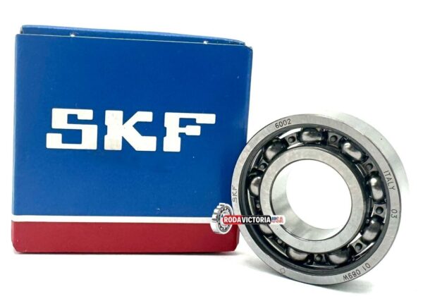 SKF 6002 DEEP GROOVE BALL BEARING, OPEN TYPE, NO SEALS 15x32x9 mm - Image 4