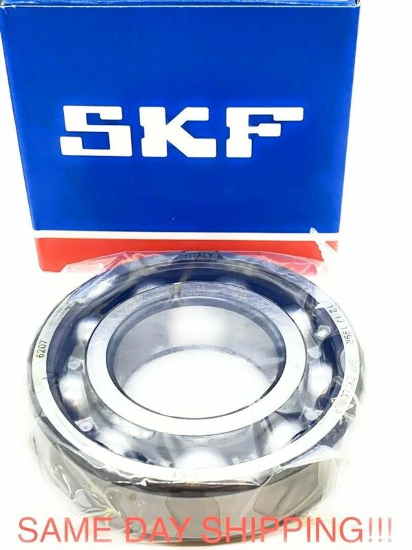 SKF 6207 C3 Open No Seals Deep Groove Ball Bearing 35IDx72x17mm