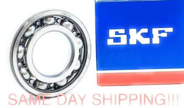 SKF 6207 C3 Open No Seals Deep Groove Ball Bearing 35IDx72x17mm - Image 2