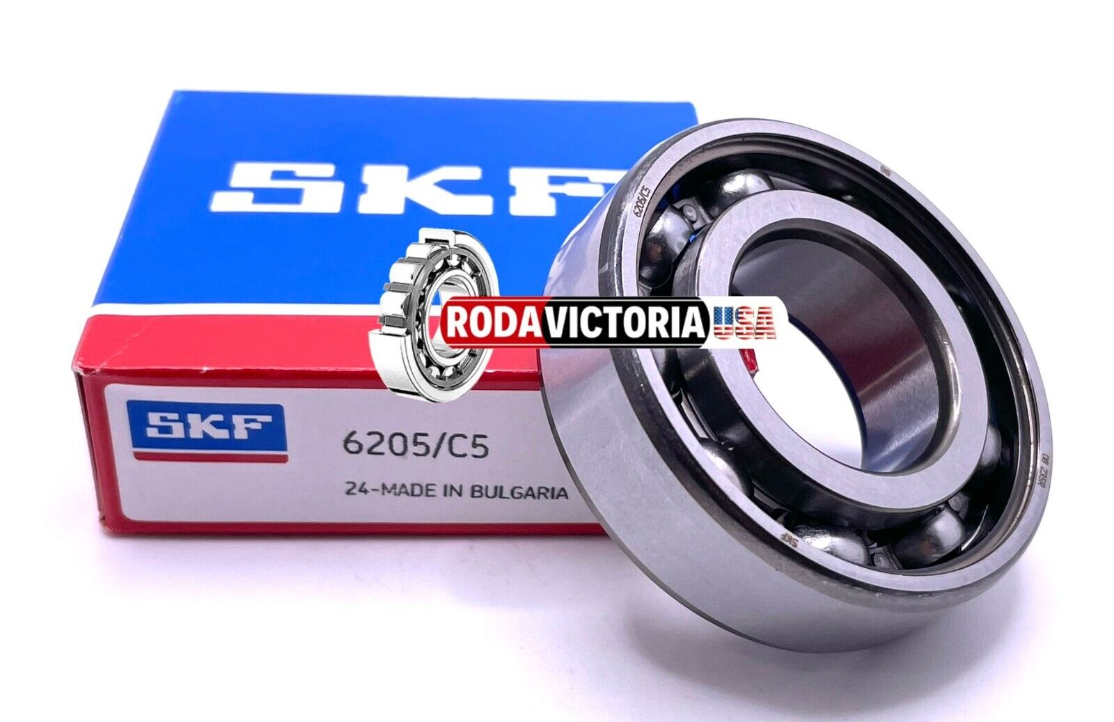 thumbnail image 2 of SKF 6205-2ZJEM Ball Bearing – 25x52x15mm – Authorized SKF Distributor 2 of 6
