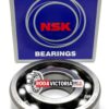 NSK 6306 C3 Deep Groove Ball Bearing, Open, No Seals 30x72x19 mm - Image 3
