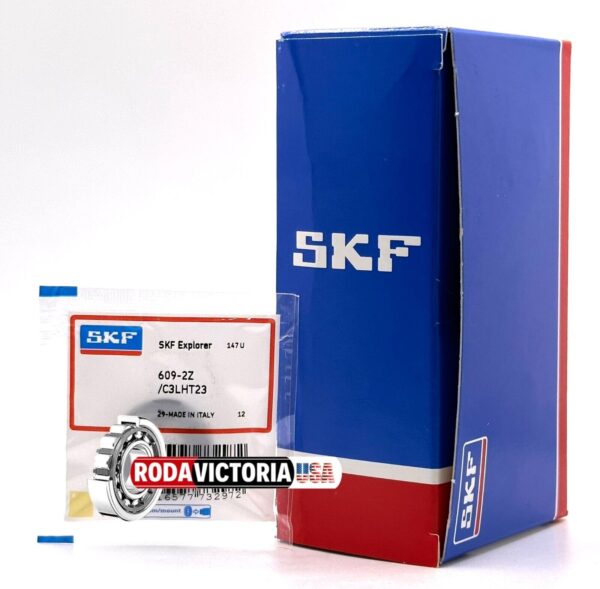 SKF 609 ZZ/C3 LHT23 Deep Groove Ball Bearing, Metal Shielded 9x24x7 mm