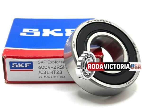 SKF 6004 2RSH/C3 LHT23 DEPP GROOVE BALL BEARING, RUBBER SEALED 20x42x12 mm