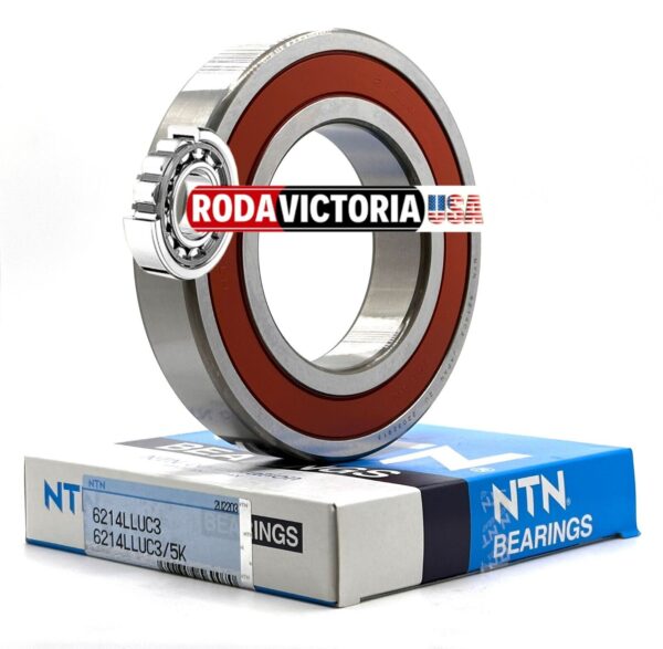 NTN JAPAN 6214 LLU/5K Deep Groove Ball Bearing, Rubber Sealed 62x120x23 mm - Image 2