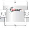 SKF 51215 Ball Thrust Bearing 75x110x27mm - Image 3