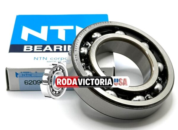 NTN JAPAN 6209 C3 Deep Groove Ball Bearing, Open, No Seals 45x85x19 mm.