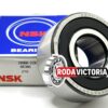 NSK 3306 2RSRTNGC3 Angular Contact Ball Bearing, Rubber Sealed 30x72x30.2 mm