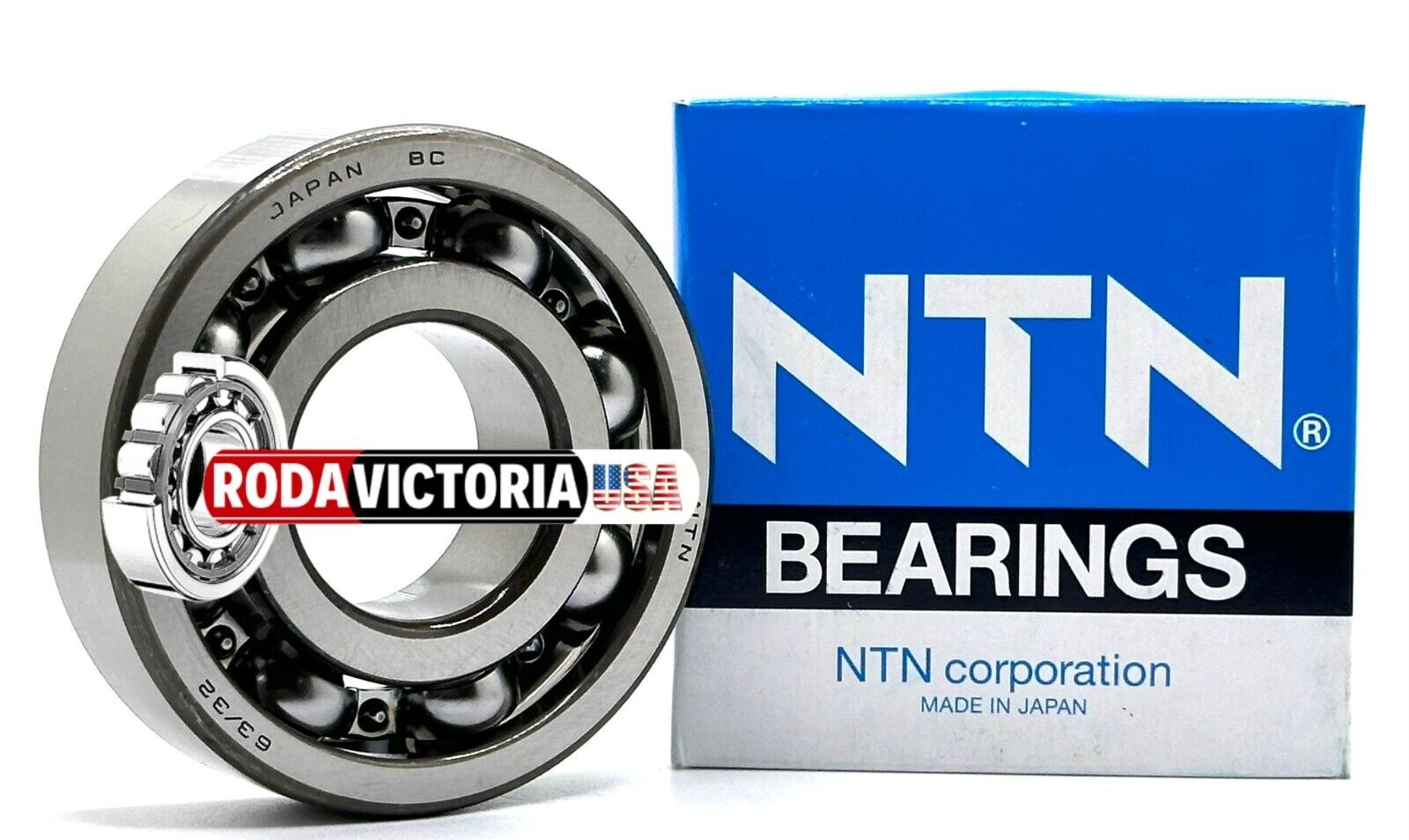 NTN Japan 6306 C3 Deep Groove Ball Bearing - Open, 30x72x19 Mm