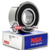 NSK 3306 2RSRTNGC3 Angular Contact Ball Bearing, Rubber Sealed 30x72x30.2 mm - Image 2