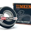 TIMKEN 6203 2RS NRC3 DEEP GROOVE BALL BEARING RUBBER SEALED W/SNAP RING 17x40x12 - Image 3