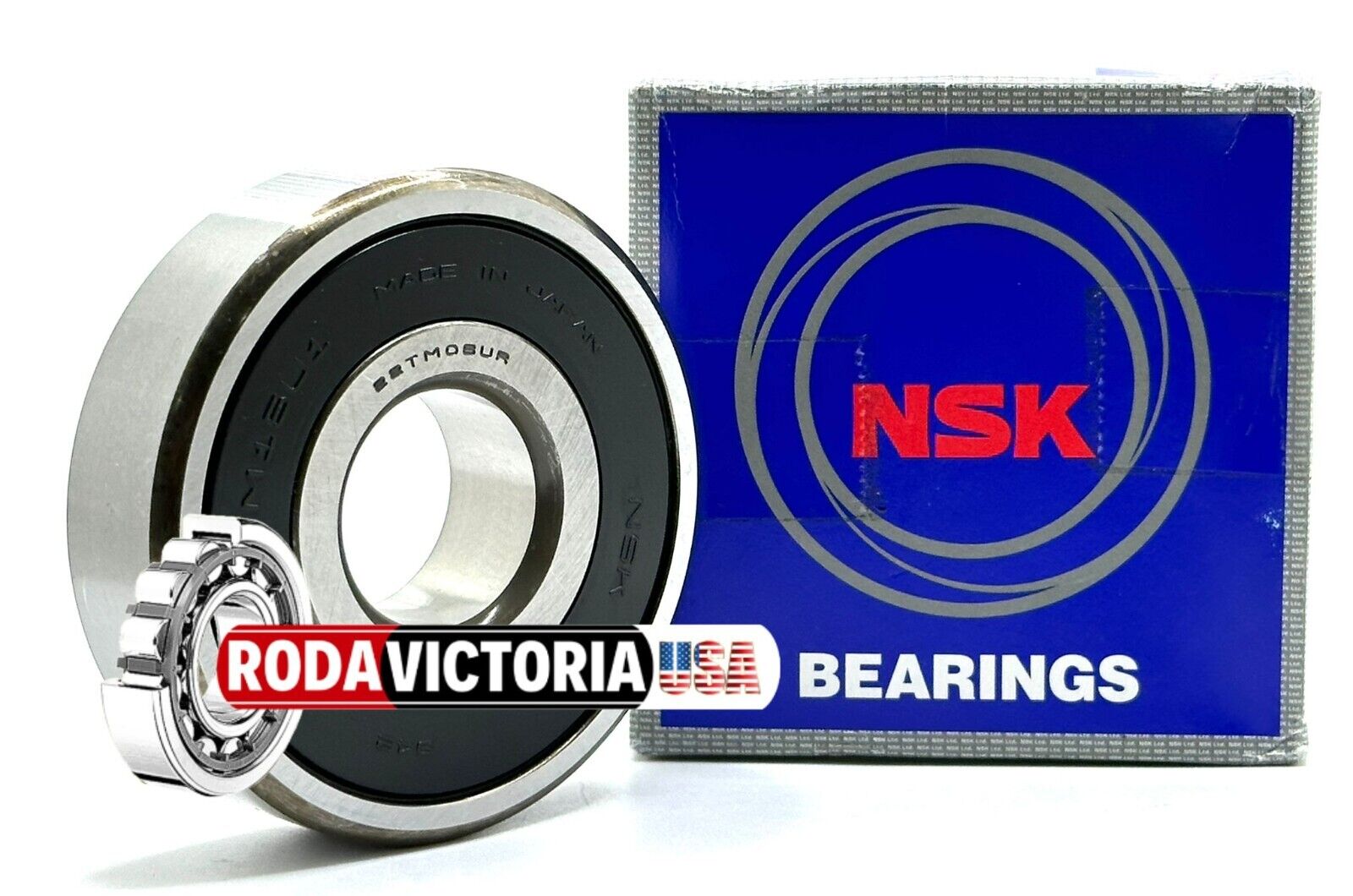 NSK B22-27C3 Semi-Pressure Gearbox Ball Bearing - 22x52x15 For Opel Agila Suzuki