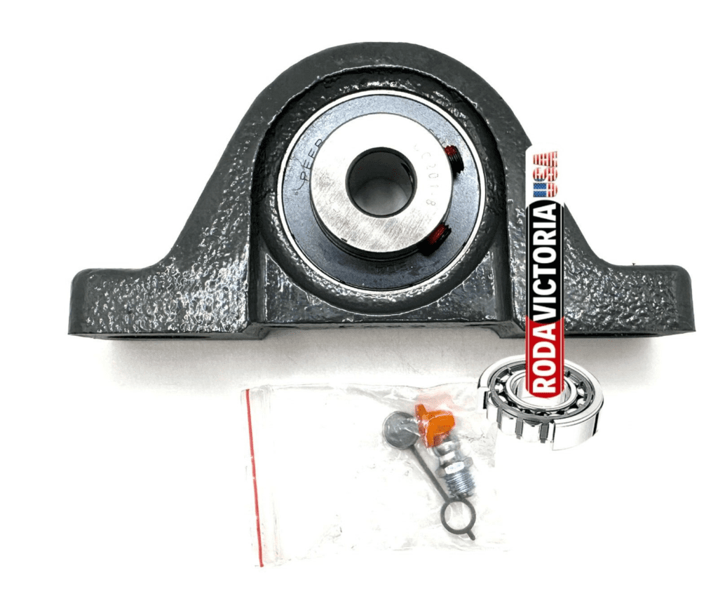 UCP210-31 Pillow Block Bearing (2-Pack) | 1-15/16" Bore, 2-Bolt Solid Base