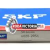 SKF 6020 2RS1 Deep Groove Ball Bearing, Rubber Sealed 100x150x24 mm