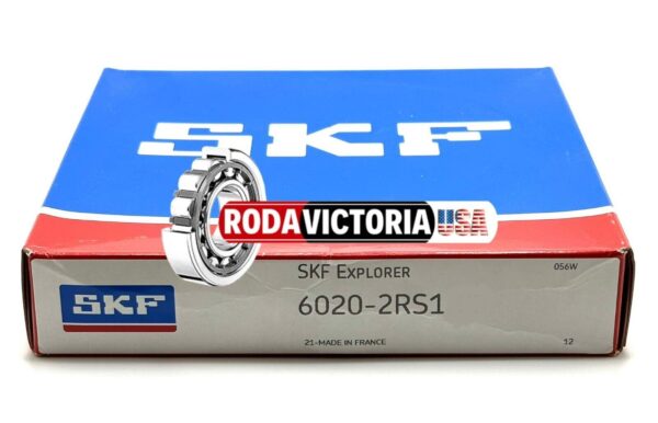 SKF 6020 2RS1 Deep Groove Ball Bearing, Rubber Sealed 100x150x24 mm