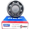 SKF 6308 NR C3 Deep Groove Ball Bearing, Open, No Seals + Snap Ring 40x90x23 mm