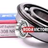 SKF 6308 NR C3 Deep Groove Ball Bearing, Open, No Seals + Snap Ring 40x90x23 mm - Image 2