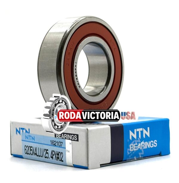 NTN JAPAN 6205 LLU 25.4 BALL BEARING RUBBER SEALED SPECIAL BORE 1” (25.4x52x15)m - Image 3