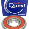 NACHI JAPAN 6206 2NSE NR C3 BEARING SNAP RING 30x62x16 mm 6206 -2RSNR - Image 3