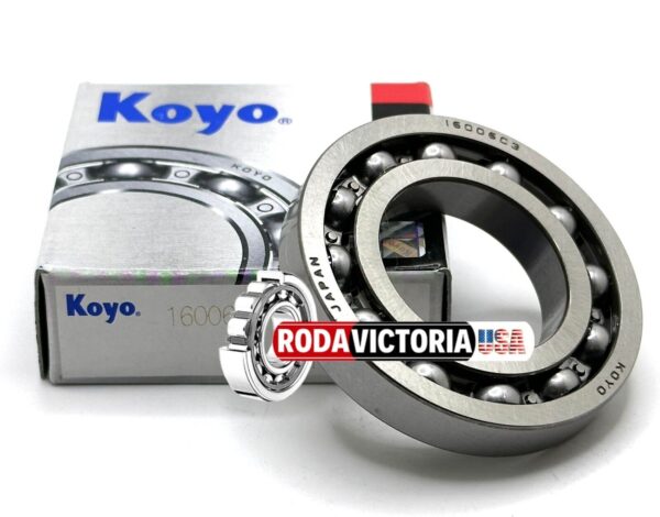 KOYO JAPAN 16006 C3 Deep Groove Ball Bearing, Open, No Seals 30x55x9 mm.