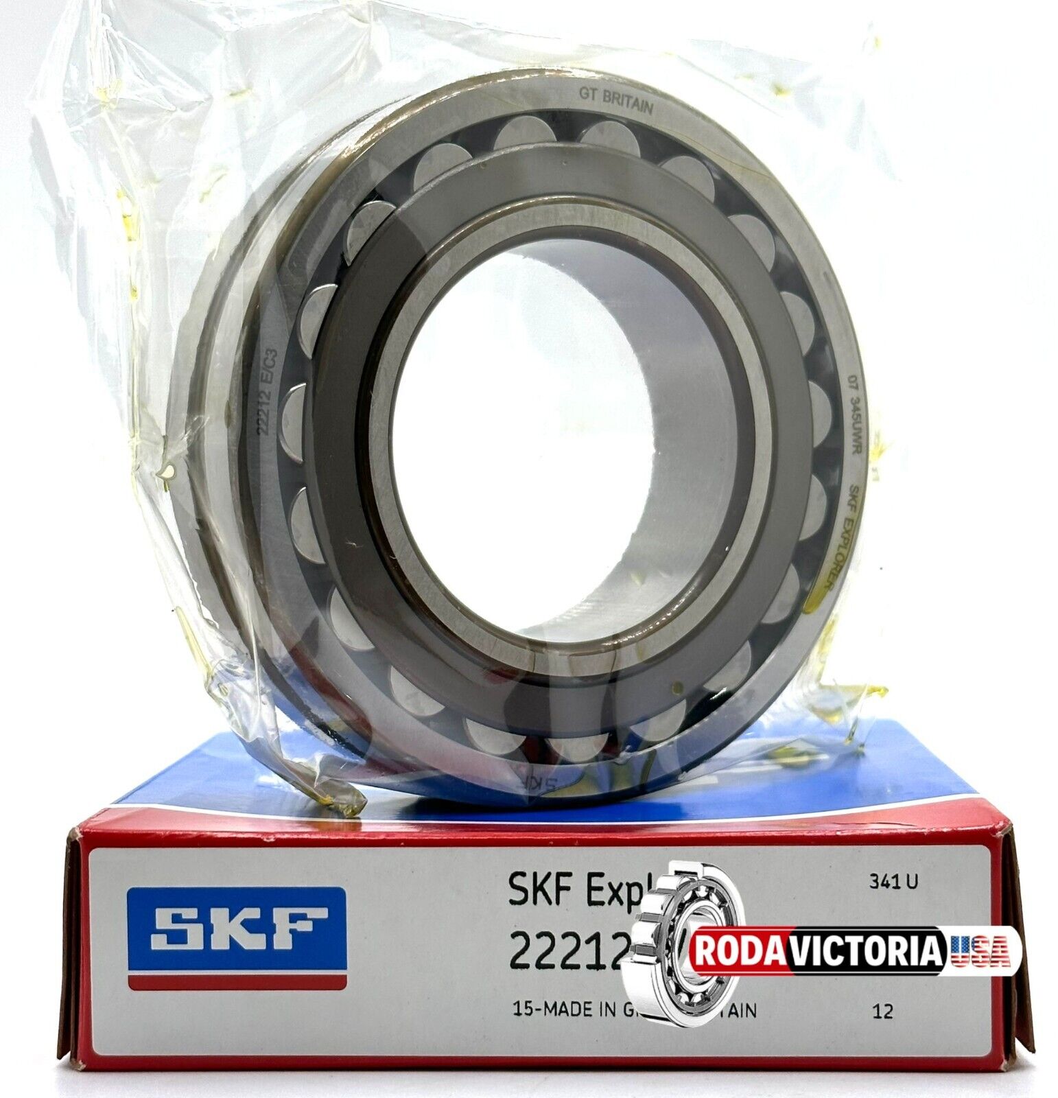 SKF 22212 E SPHERICAL ROLLER BEARING 60x110x28mm