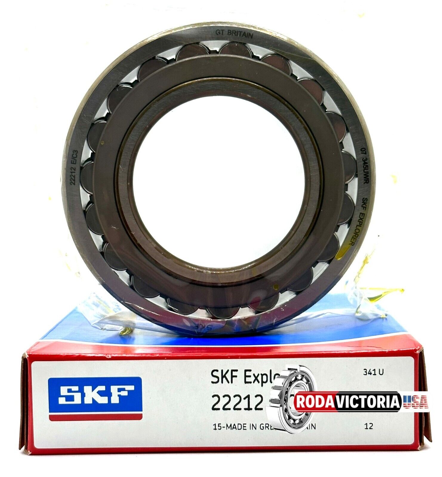 SKF 22212 E SPHERICAL ROLLER BEARING 60x110x28mm