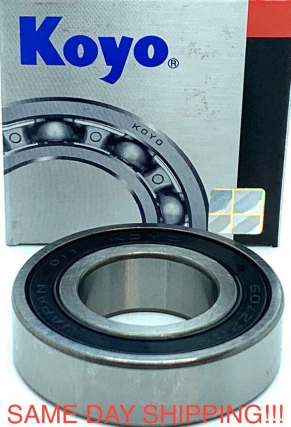 KOYO JAPAN 60/22 2RS C3 DEEP GROOVE BALL BEARING, RUBBER SEALED 22 x 44 x 12mm - Image 4