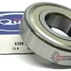 NACHI MADE IN JAPAN 6309 ZZ Deep Groove Ball Bearing, Metal Shielded 45x100x25 mm
