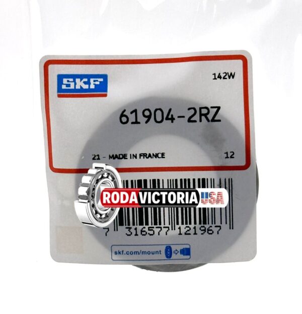 SKF 61904 2RZ DEEP GROOVE BALL BEARING, RUBBER SEALED 20x37x9mm 61904 2RS - Image 3