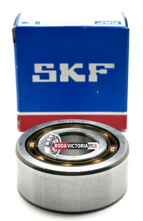 SKF 4203 ATN9 Deep Groove Ball Bearing, Open, No Seals 17x40x16 mm - Image 3