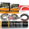 TIMKEN 25580 25520 14125A 14276 BEARING SEAL GREASE Set for 7000-lb Trailer Axle