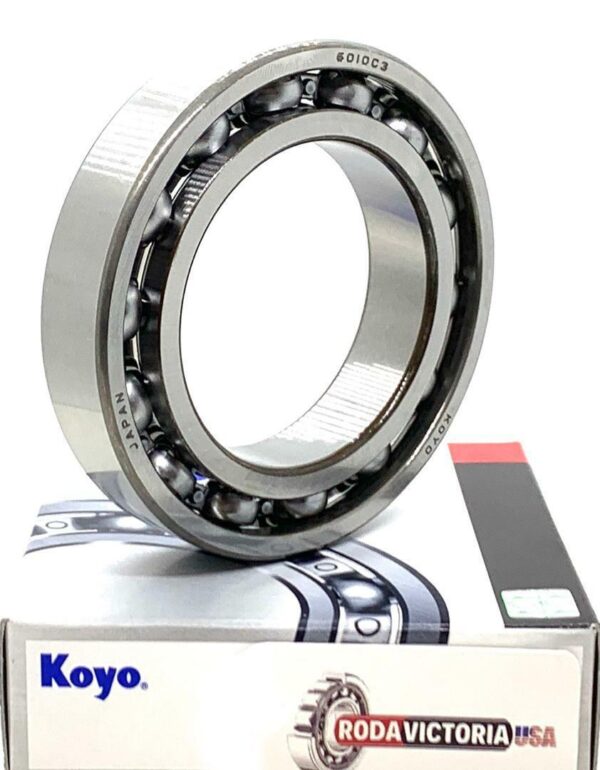 KOYO 6010 CM Deep Groove Ball Bearing, Open, No Seals 50x80x16 mm - Image 3