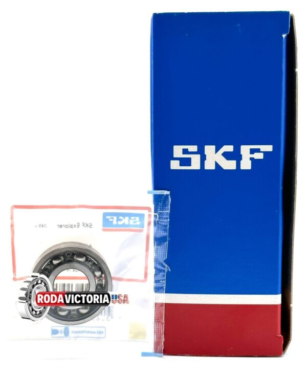 SKF 6001 Deep Groove Ball Bearing, Open, No Seals 12x28x8 mm