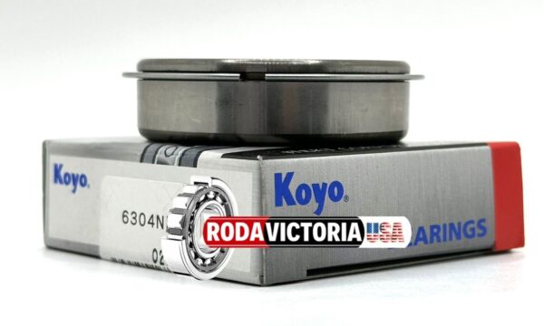 KOYO 6304 NR C3 Deep Groove Ball Bearing, Open, No Seals + Snap Ring 20x52x15 mm. - Image 3