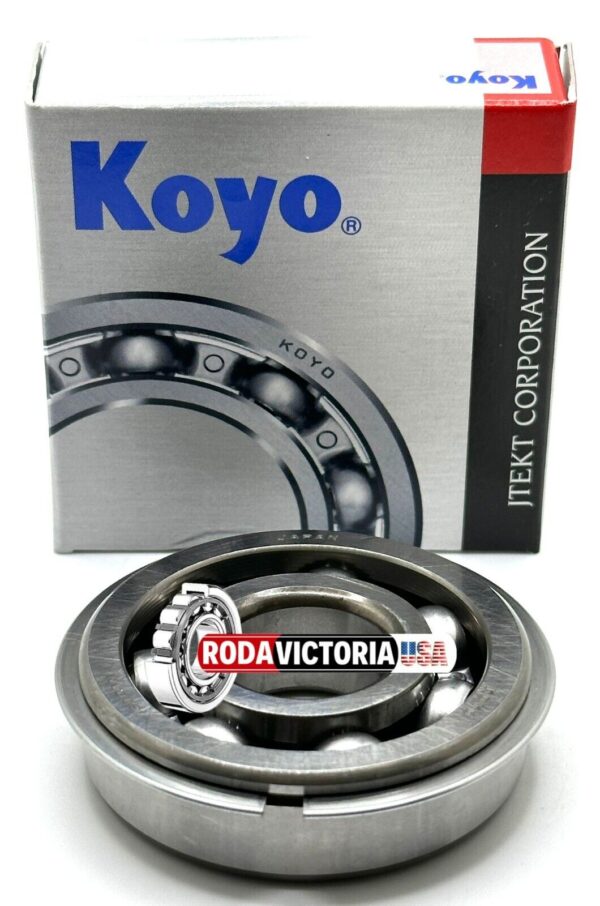 KOYO 6304 NR C3 Deep Groove Ball Bearing, Open, No Seals + Snap Ring 20x52x15 mm. - Image 2