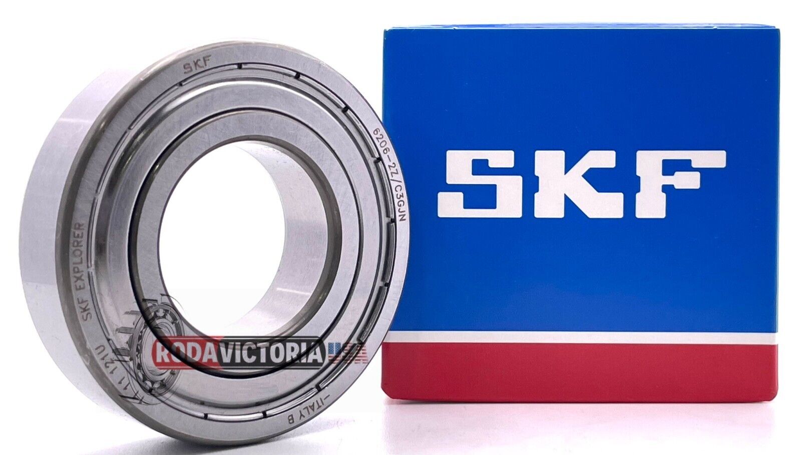 SKF 6309 ZZ C5 DEEP GROOVE BALL BEARING, METAL SHIELDED 45x100x25mm ...