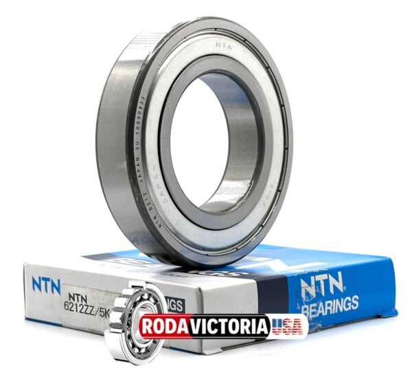 NTN JAPAN 6212 ZZ/5K DEEP GROOVE BALL BEARING, METAL SHIELDED 60x110x22 mm - Image 3