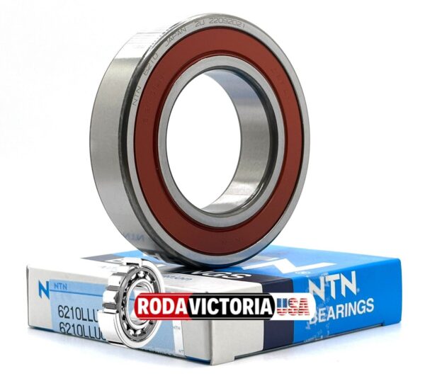 NTN JAPAN 6210 LLU CM/5K Deep Groove Ball Bearing, Rubber Sealed 50x90x20 mm. - Image 3