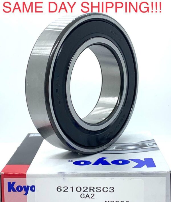 KOYO JAPAN 6210 2RS C3 DEEP GROOVE BALL BEARING, RUBBER SEALED 50 x 90 x 20mm - Image 2