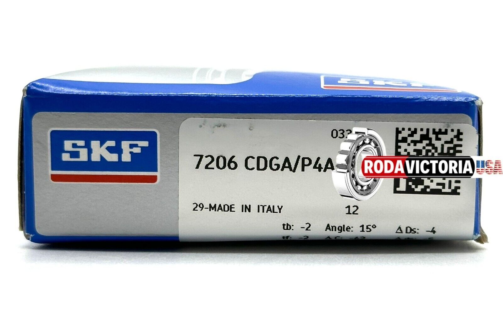 thumbnail image 2 of ABEC 7 Bearing SKF 7003 CDGA/P4A Angular Contact Bearing - 17x35x10mm, ABEC 7-9 Precision, 15° Contact Angle, Light Preload 15 Degree Contact Angle 2 of 14