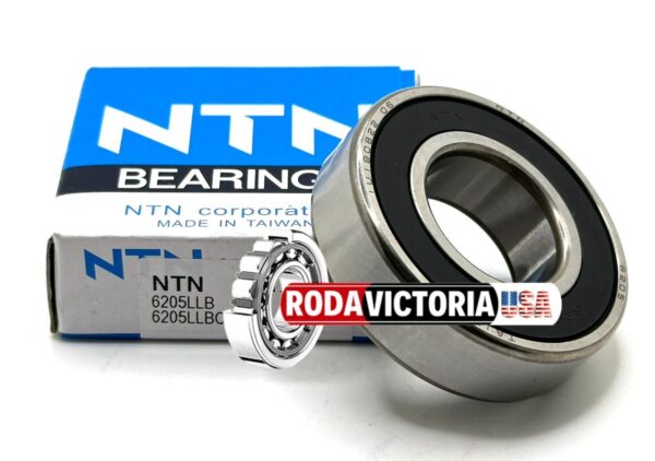 NTN 6205 LLB CM DEEP GROOVE BALL BEARING, RUBBER SEALED 25x52x15 mm 6205 2RS