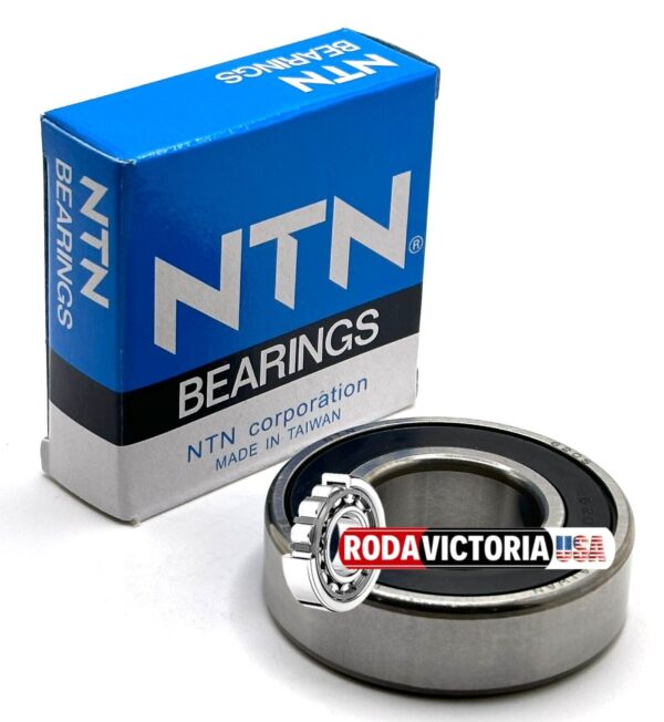 NTN 6205 LLB CM DEEP GROOVE BALL BEARING, RUBBER SEALED 25x52x15 mm 6205 2RS - Image 2