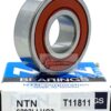 NTN 6203 LLU C3 Deep Groove Ball Bearing, Metal Shielded 17x40x12 mm 6203-2RS