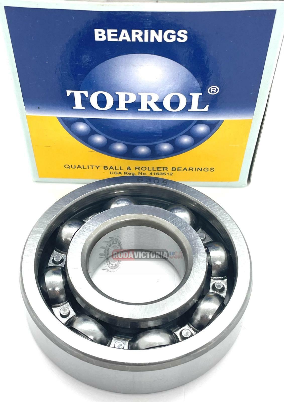 BALL BEARING WJB 6305 OPEN, NO SEALS 25x62x17mm POLARIS 3233020 - Image 2