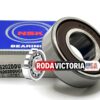 NSK 6202 DDU DEEP GROOVE BALL BEARING, RUBBER SEALED 15x35x11mm 6202 2RS