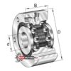INA/Schaeffler ZKLF2068-2RS-XL AXIAL ANGULAR CONTACT BALL BEARING 20x68 - Image 2